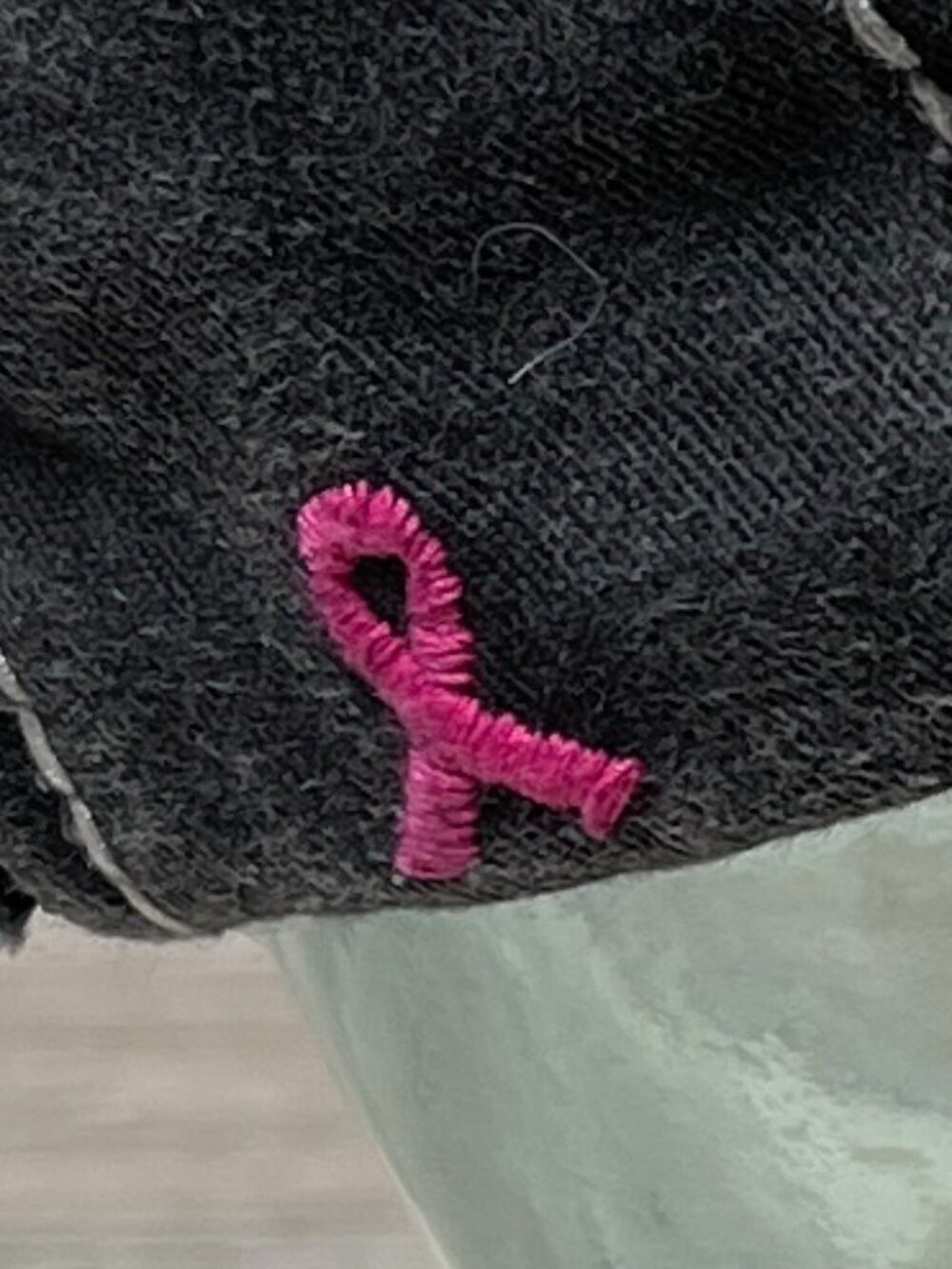 NEW BREAST CANCER AWARENESS AMERICAN FLAG VINTAGE DISTRESSED VELCRO BACK HAT - Picture 8 of 10